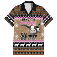 The Crazy Heifer Christmas Hawaiian Shirt Xmas Holiday Patterns - Wonder Print Shop
