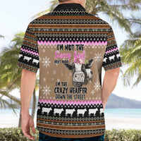 The Crazy Heifer Christmas Hawaiian Shirt Xmas Holiday Patterns - Wonder Print Shop