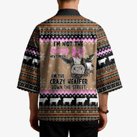 The Crazy Heifer Christmas Kimono Xmas Holiday Patterns - Wonder Print Shop