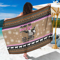 The Crazy Heifer Christmas Sarong Xmas Holiday Patterns - Wonder Print Shop