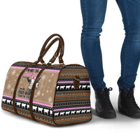 The Crazy Heifer Christmas Travel Bag Xmas Holiday Patterns - Wonder Print Shop