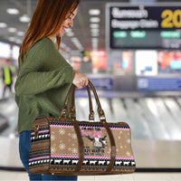 The Crazy Heifer Christmas Travel Bag Xmas Holiday Patterns - Wonder Print Shop