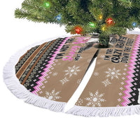 The Crazy Heifer Christmas Tree Skirt Xmas Holiday Patterns - Wonder Print Shop