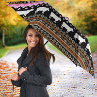 The Crazy Heifer Christmas Umbrella Xmas Holiday Patterns - Wonder Print Shop