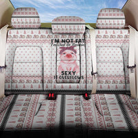 Pig Overflows Christmas Back Car Seat Cover Xmas Holiday Patterns - Wonder Print Shop