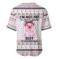 Pig Overflows Christmas Baseball Jersey Xmas Holiday Patterns - Wonder Print Shop