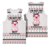 Pig Overflows Christmas Basketball Jersey Xmas Holiday Patterns - Wonder Print Shop