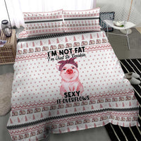 Pig Overflows Christmas Bedding Set Xmas Holiday Patterns - Wonder Print Shop