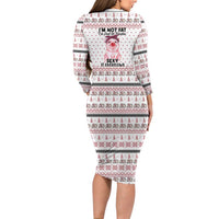 Pig Overflows Christmas Family Matching Long Sleeve Bodycon Dress and Hawaiian Shirt Xmas Holiday Patterns - Wonder Print Shop