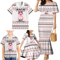 Pig Overflows Christmas Family Matching Mermaid Dress and Hawaiian Shirt Xmas Holiday Patterns - Wonder Print Shop