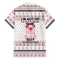 Pig Overflows Christmas Family Matching Short Sleeve Bodycon Dress and Hawaiian Shirt Xmas Holiday Patterns - Wonder Print Shop