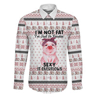 Pig Overflows Christmas Family Matching Short Sleeve Bodycon Dress and Hawaiian Shirt Xmas Holiday Patterns - Wonder Print Shop