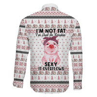 Pig Overflows Christmas Family Matching Short Sleeve Bodycon Dress and Hawaiian Shirt Xmas Holiday Patterns - Wonder Print Shop