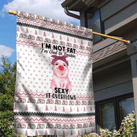 Pig Overflows Christmas Garden Flag Xmas Holiday Patterns - Wonder Print Shop