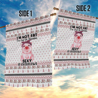 Pig Overflows Christmas Garden Flag Xmas Holiday Patterns - Wonder Print Shop