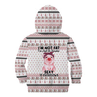 Pig Overflows Christmas Kid Hoodie Xmas Holiday Patterns - Wonder Print Shop