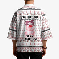 Pig Overflows Christmas Kimono Xmas Holiday Patterns - Wonder Print Shop