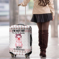 Pig Overflows Christmas Luggage Cover Xmas Holiday Patterns - Wonder Print Shop