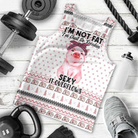 Pig Overflows Christmas Men Tank Top Xmas Holiday Patterns - Wonder Print Shop