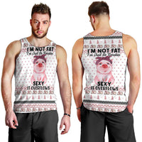 Pig Overflows Christmas Men Tank Top Xmas Holiday Patterns - Wonder Print Shop