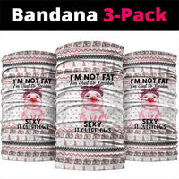 Pig Overflows Christmas Neck Gaiter Xmas Holiday Patterns - Wonder Print Shop