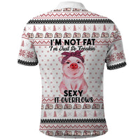 Pig Overflows Christmas Polo Shirt Xmas Holiday Patterns - Wonder Print Shop