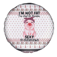 Pig Overflows Christmas Spare Tire Cover Xmas Holiday Patterns - Wonder Print Shop