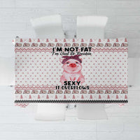 Pig Overflows Christmas Tablecloth Xmas Holiday Patterns - Wonder Print Shop