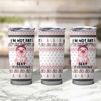 Pig Overflows Christmas Tumbler Cup Xmas Holiday Patterns - Wonder Print Shop