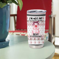 Pig Overflows Christmas Tumbler Cup Xmas Holiday Patterns - Wonder Print Shop