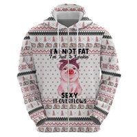 Pig Overflows Christmas Zip Hoodie Xmas Holiday Patterns - Wonder Print Shop