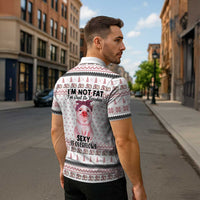 Pig Overflows Christmas Zipper Polo Shirt Xmas Holiday Patterns - Wonder Print Shop
