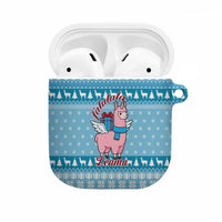 Pink Llama Christmas AirPods Case Xmas Holiday Patterns - Wonder Print Shop