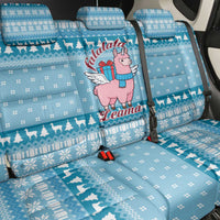 Pink Llama Christmas Back Car Seat Cover Xmas Holiday Patterns - Wonder Print Shop
