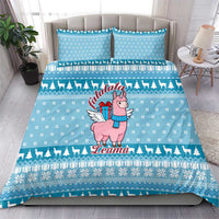 Pink Llama Christmas Bedding Set Xmas Holiday Patterns - Wonder Print Shop