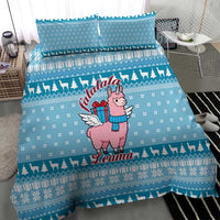 Pink Llama Christmas Bedding Set Xmas Holiday Patterns - Wonder Print Shop
