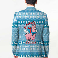 Pink Llama Christmas Blazer Xmas Holiday Patterns - Wonder Print Shop