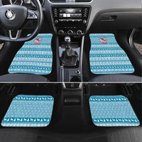Pink Llama Christmas Car Mats Xmas Holiday Patterns - Wonder Print Shop