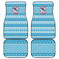 Pink Llama Christmas Car Mats Xmas Holiday Patterns - Wonder Print Shop
