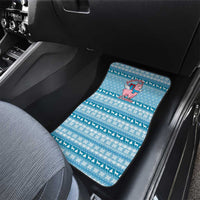 Pink Llama Christmas Car Mats Xmas Holiday Patterns - Wonder Print Shop
