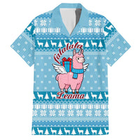 Pink Llama Christmas Hawaiian Shirt Xmas Holiday Patterns - Wonder Print Shop