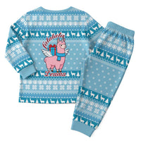 Pink Llama Christmas Pajama Set Xmas Holiday Patterns - Wonder Print Shop