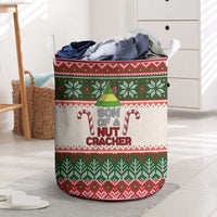 Son Of A Nut Cracker Christmas Laundry Basket Xmas Holiday Patterns - Wonder Print Shop