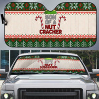 Son Of A Nut Cracker Christmas Auto Sun Shade Xmas Holiday Patterns - Wonder Print Shop