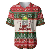 Son Of A Nut Cracker Christmas Baseball Jersey Xmas Holiday Patterns - Wonder Print Shop