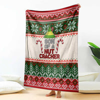 Son Of A Nut Cracker Christmas Blanket Xmas Holiday Patterns - Wonder Print Shop