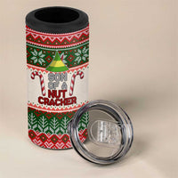 Son Of A Nut Cracker Christmas 4 in 1 Can Cooler Tumbler Xmas Holiday Patterns - Wonder Print Shop