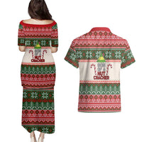 Son Of A Nut Cracker Christmas Couples Matching Puletasi and Hawaiian Shirt Xmas Holiday Patterns - Wonder Print Shop