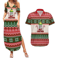 Son Of A Nut Cracker Christmas Couples Matching Summer Maxi Dress and Hawaiian Shirt Xmas Holiday Patterns - Wonder Print Shop