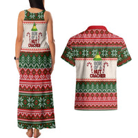 Son Of A Nut Cracker Christmas Couples Matching Tank Maxi Dress and Hawaiian Shirt Xmas Holiday Patterns - Wonder Print Shop